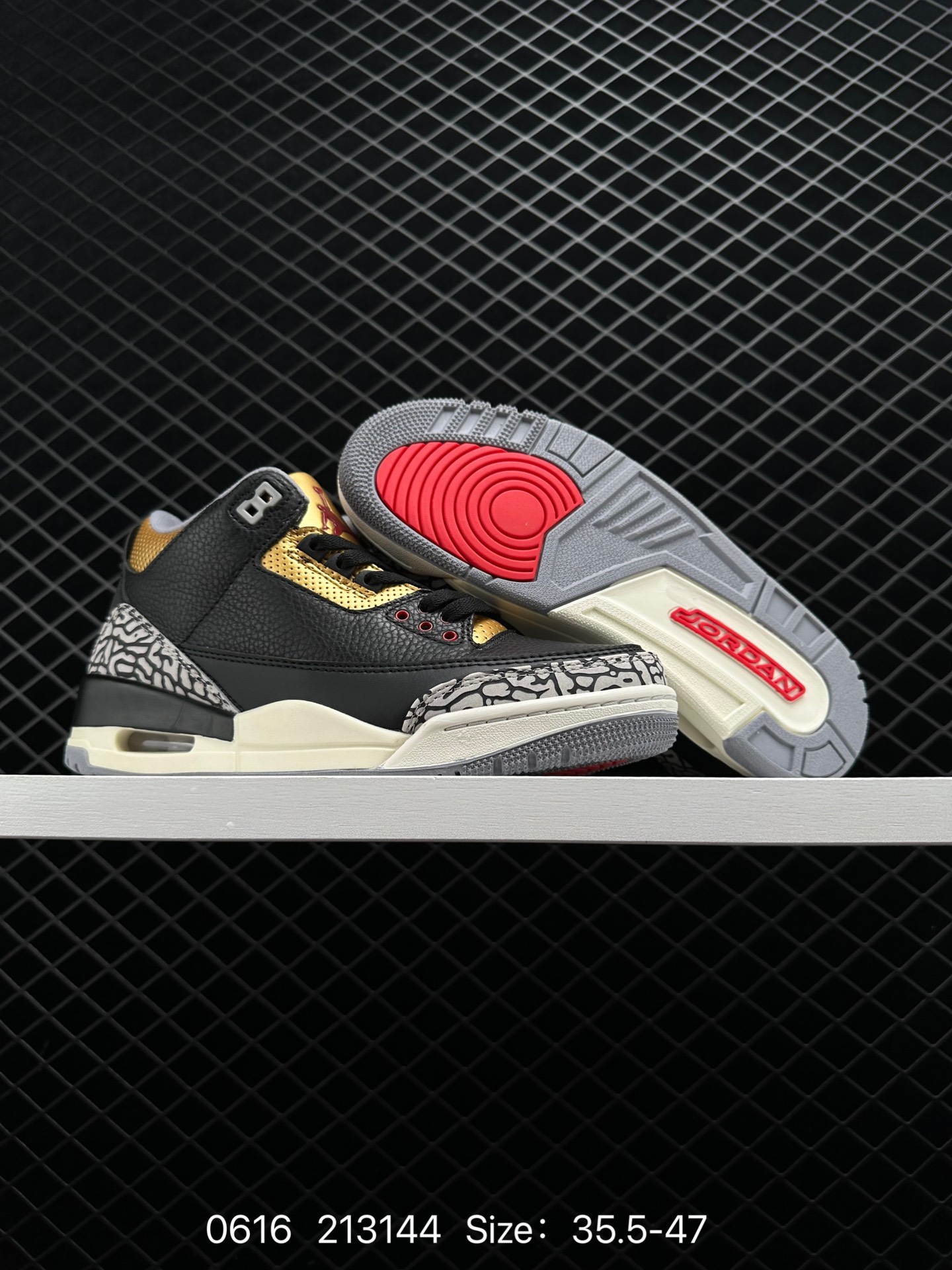 Air Jordan 3 WMNS “Black Gold”